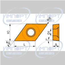 DCMT 11T304E-RM:T9415